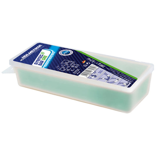 Holmenkol Syntec Bar GREEN 2x250g fluorfreier Skiwachs für Wettkämpfe – ideal für kalte Temperaturen von -8 bis -20 Grad Celsius
