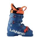 Lange RS 90 SC Skischuh für Herren in Blau-Orange – sportlicher Rennskischuh mit Short Cuff für kleinere Athleten, präzise Kraftübertragung und optimaler Sitz
