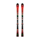 Rossignol Hero Athlete SL 150 Slalom Rennski mit SPX Bindung – Hochpräziser Slalomski für den alpinen Skirennsport in auffälligem Rot-Schwarz-Design mit grünem A11-Label.