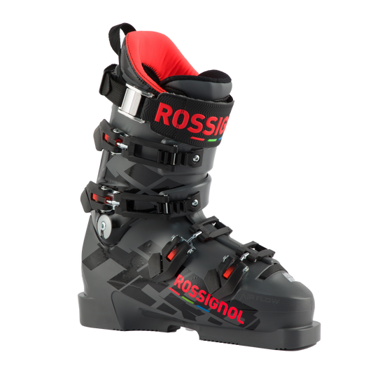Rossignol Hero World Cup ZB Rennskischuh in Schwarz-Rot – hochpräziser Skischuh für Herren mit maximaler Performance für ambitionierte Rennläufer