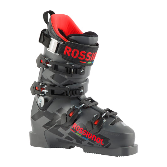 Rossignol Hero World Cup ZC Skischuh für Herren in Schwarz-Rot – leistungsstarker Rennskischuh für höchste Präzision und Kraftübertragung im alpinen Skirennsport