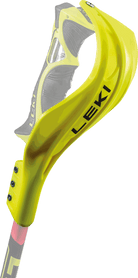 Leki Slalom Schlagschutz Worldcup Pro in neon gelb – robuster und ergonomischer Handschutz für Skirennläufer, passend für Leki Trigger-System