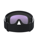 Die POC Sports POC Fovea verfügt über ein breites, verstellbares Band und eine violett getönte Clarity-Scheibe, hier von hinten mit dem schwarzen Band im Vordergrund.