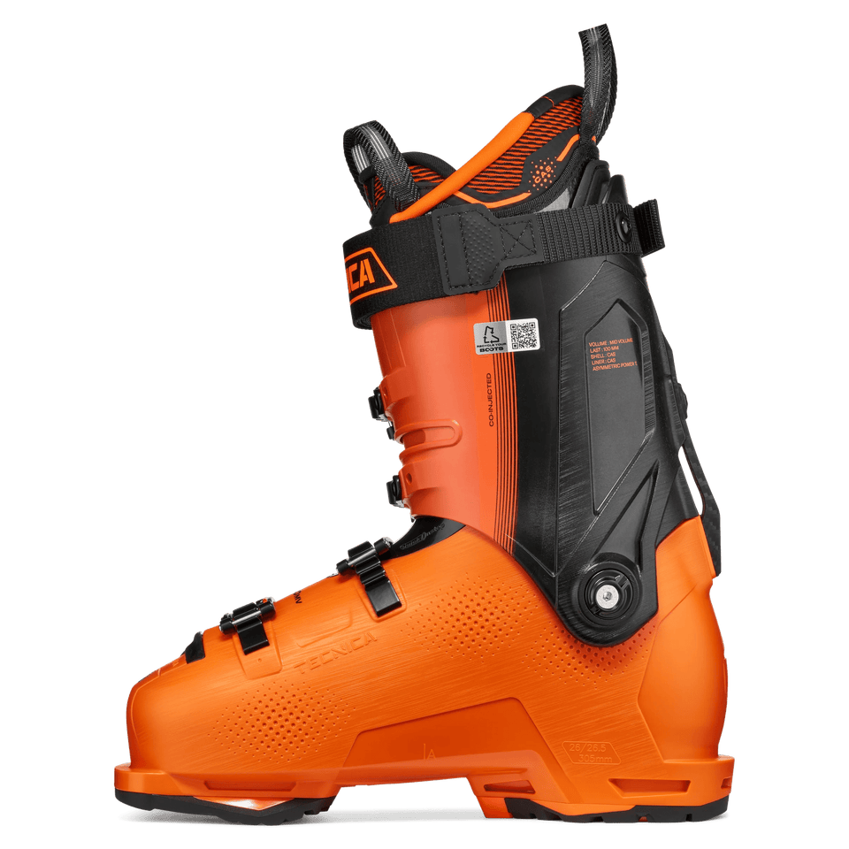 Tecnica Mach1 MV 130 TD2 GW Skischuh in Orange – Seitenansicht der Innenseite