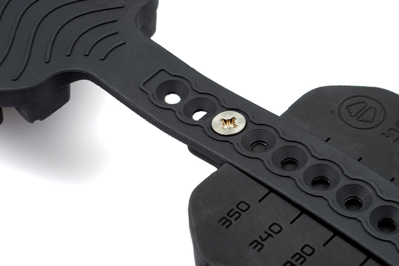 Schwarze Sidas Skiboot Traction Gummispikes – praktisches Antirutschsystem zum sicheren Gehen mit Skischuhen